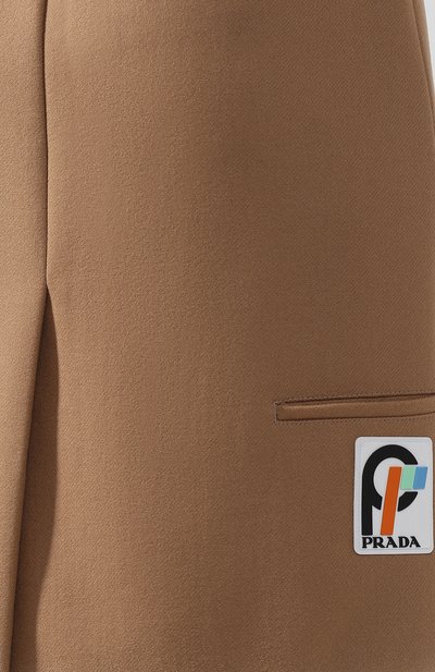 Шерстяная юбка с запахом PRADA, арт. P109O-1SDP-F0U41, фото 5