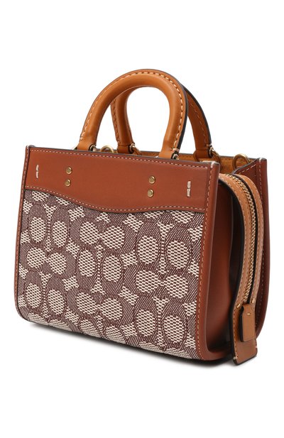 Сумка rogue 17 COACH коричневого цвета по цене 56700 руб., арт. C5465, фото 4 Сумка rogue 17 COACH, арт. C5465, фото 4