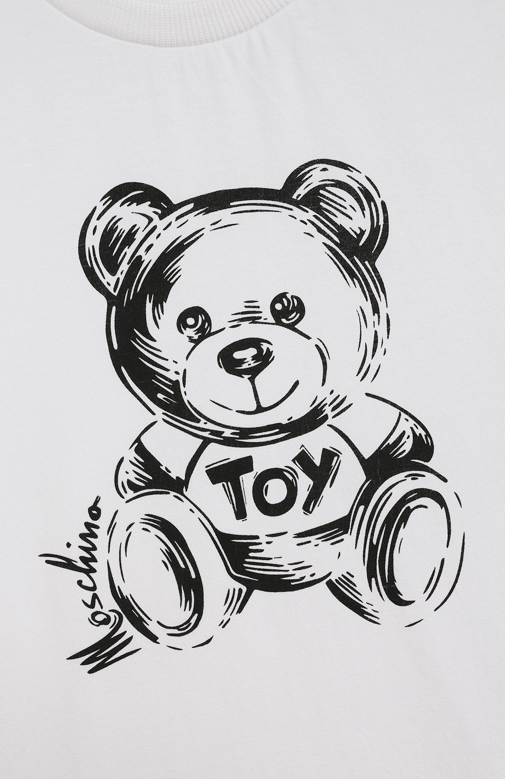 Хлопковая футболка MOSCHINO, арт. HRM03T/LBA33/10-14, фото 3