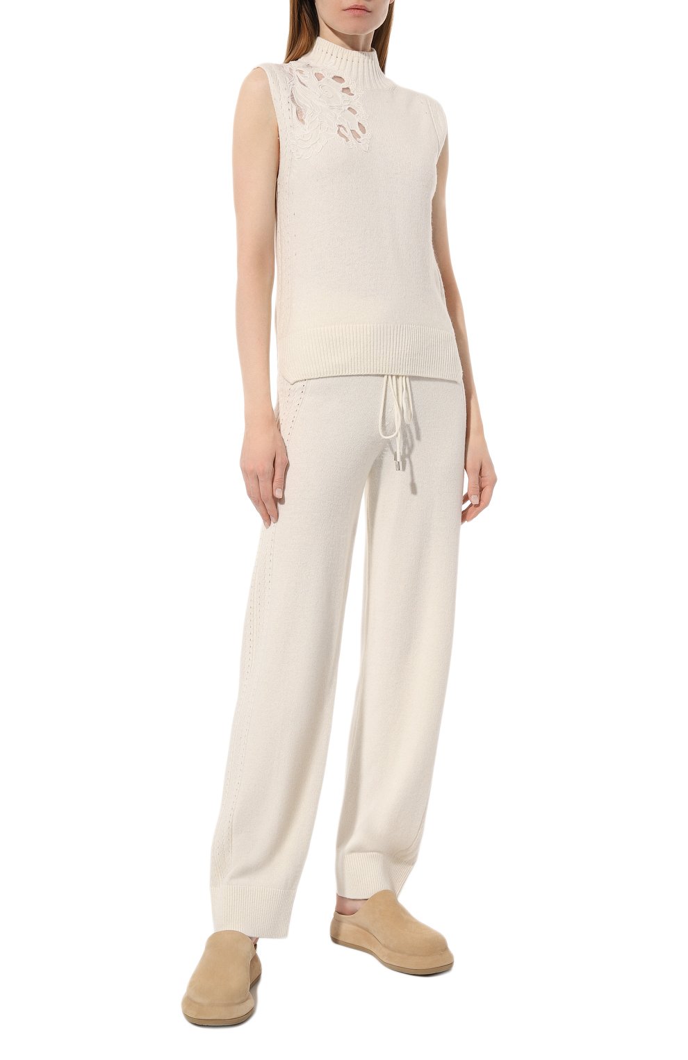 Брюки из вискозы и шерсти ERMANNO SCERVINO, арт. D434P500YZL, фото 2