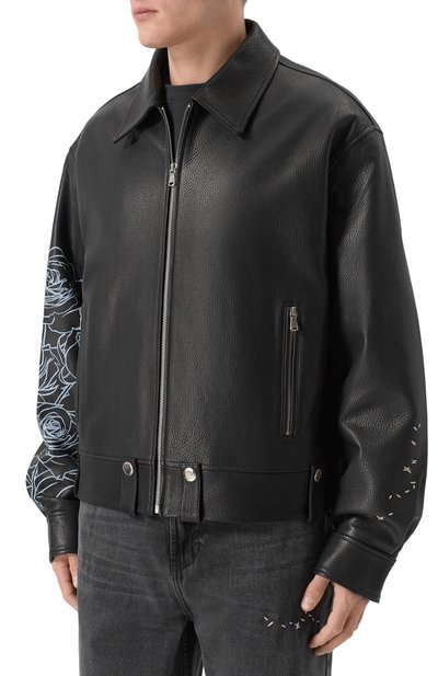 Кожаная куртка DOMREBEL, арт. M R0SES/LEATHER BL0US0N, фото 3