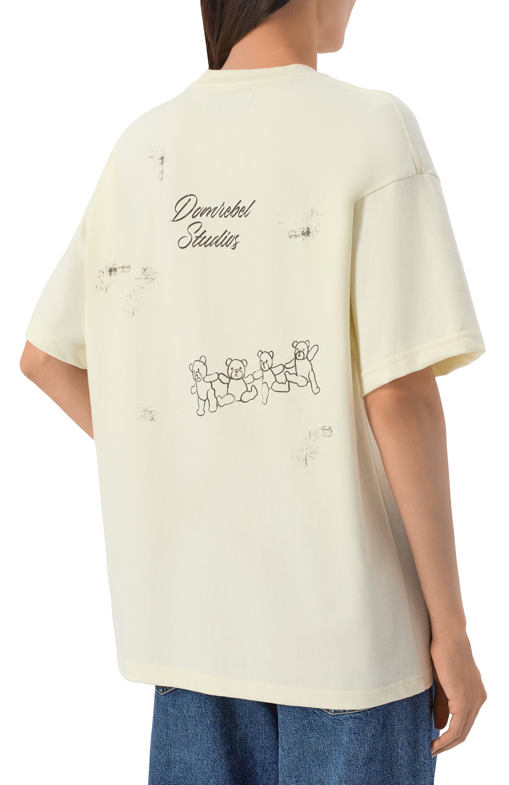 Хлопковая футболка DOMREBEL, арт. G00D BEAR/T-SHIRT, фото 4