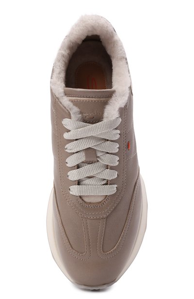 Кожаные кроссовки SANTONI, арт. WBNR60899PSGPEKAE50, фото 5