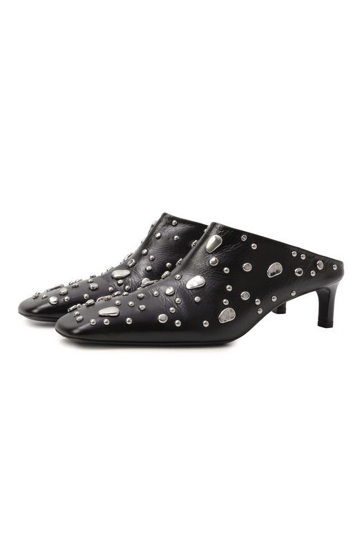 фото Кожаные мюли jil sander