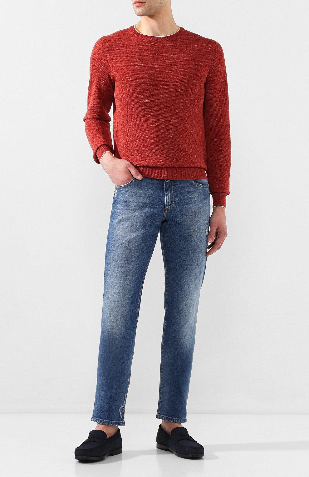 Джемпер из смеси шерсти и шелка FIORONI, арт. MK20361A2, фото 2