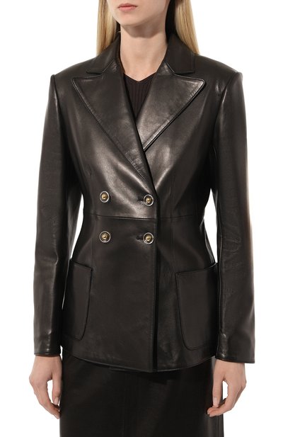 Кожаный жакет GIULIA GURMAN, арт. GKG40B, фото 3