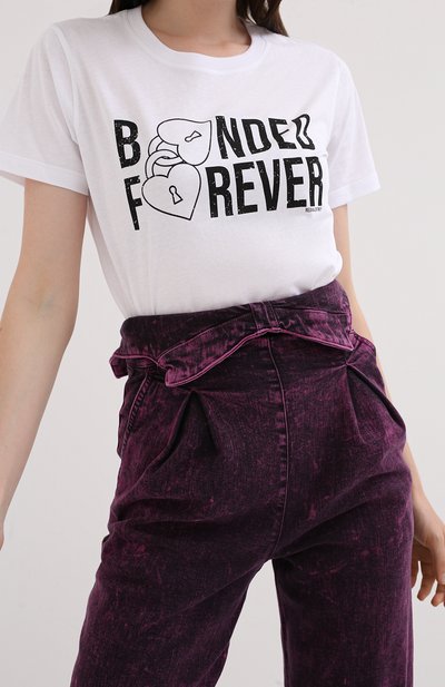 Хлопковая футболка REDVALENTINO белого цвета по цене 13300 руб., арт. UR3MG06V/59U, фото 3 Хлопковая футболка REDVALENTINO, арт. UR3MG06V/59U, фото 3