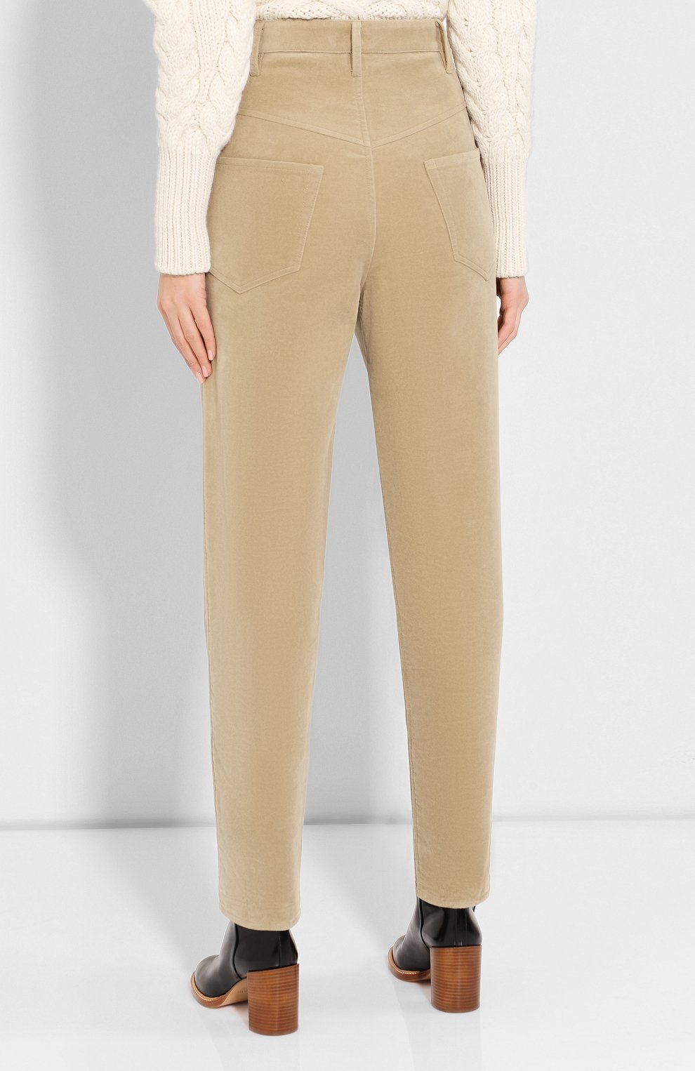 Хлопковые брюки ISABEL MARANT, арт. PA1466-19H014I/DEB0RA, фото 4