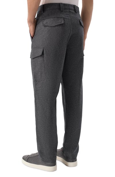Шерстяные брюки-карго BRUNELLO CUCINELLI, арт. M038PF1890, фото 4