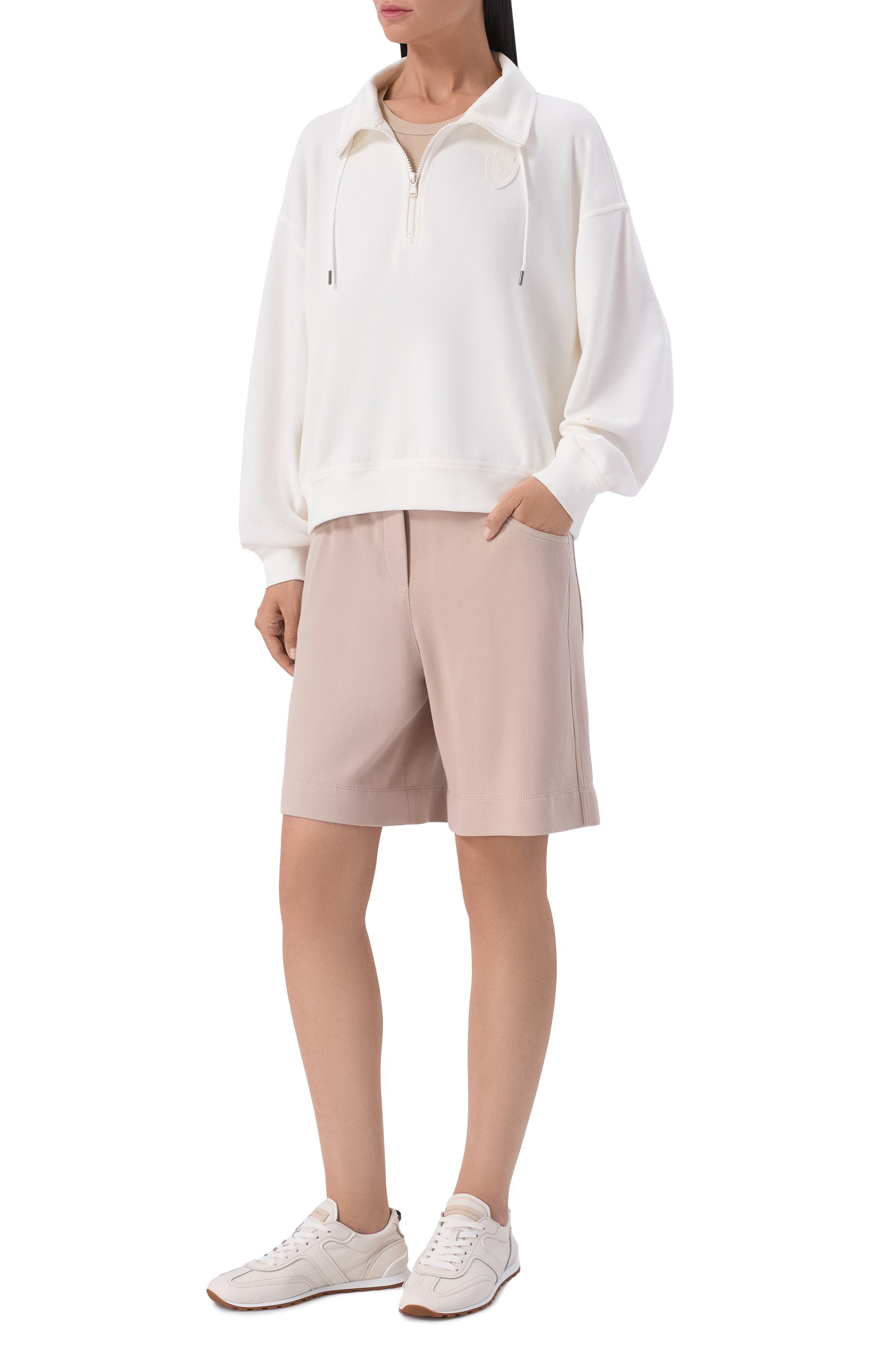 Хлопковые шорты BRUNELLO CUCINELLI, арт. MG927P9205, фото 2