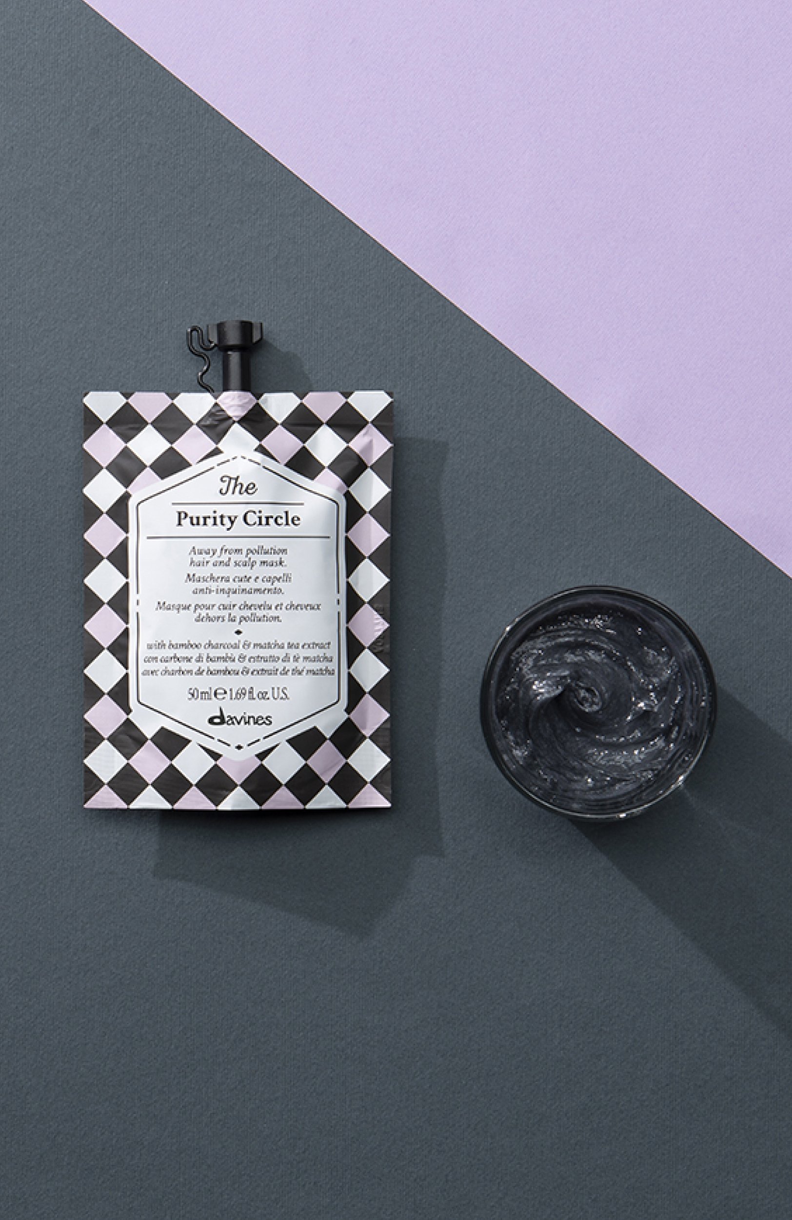 Маска-детокс для волос и кожи головы the purity circle (50ml) DAVINES бесцветного цвета по цене 1660 руб., арт. 77002, фото 2 Маска-детокс для волос и кожи головы the purity circle (50ml) DAVINES, арт. 77002, фото 2