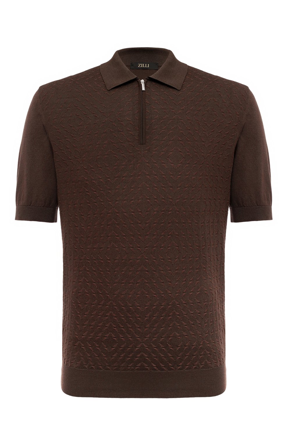 Поло из шелка и хлопка ZILLI, арт. KZP002M0145VVM000, фото 1