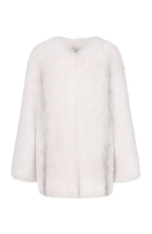 Шуба из лисы Emil Shabaev F017 Белый F017