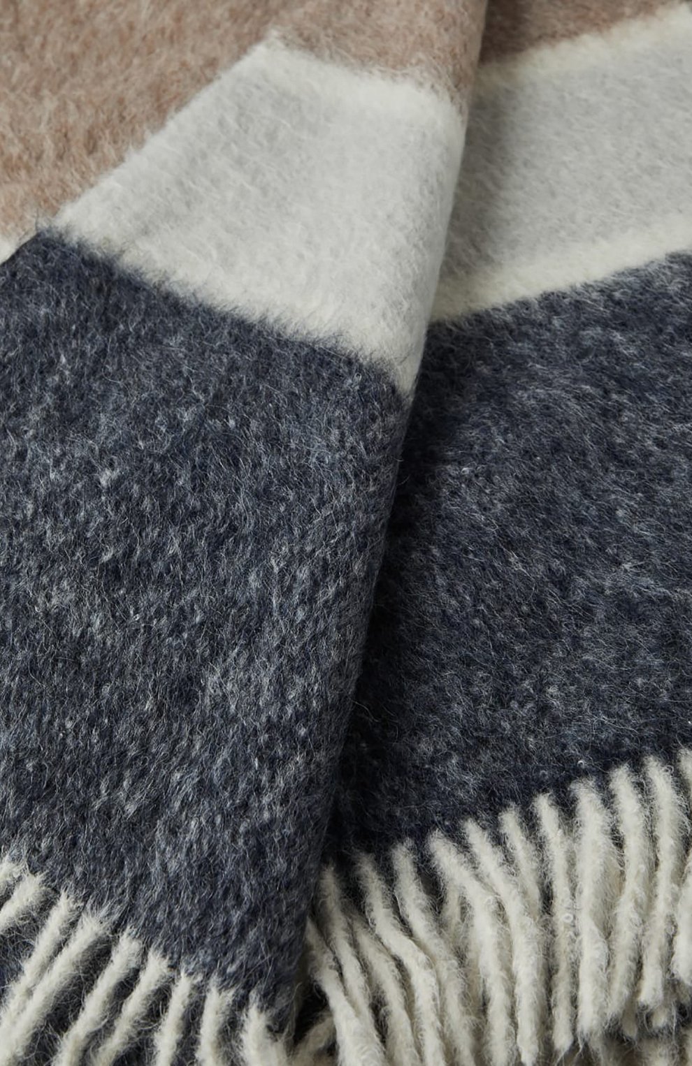 Плед из альпака и шерсти BRUNELLO CUCINELLI, арт. MPLA7ABHS, фото 3