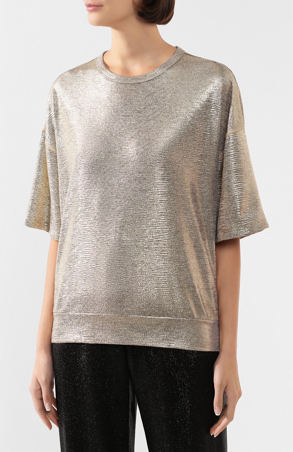 Топ DRIES VAN NOTEN золотого цвета по цене 12500 руб., арт. 201-31107-9110, фото 3 Топ DRIES VAN NOTEN, арт. 201-31107-9110, фото 3