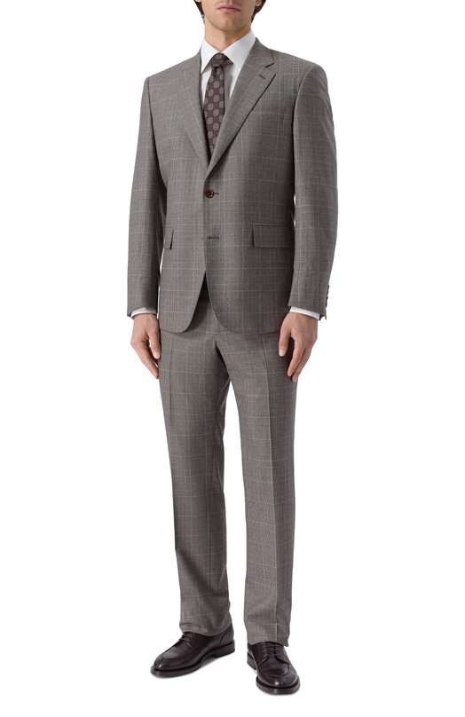 Шерстяной костюм Stefano Ricci S1SF432220/W0019T Коричневый S1SF432220/W0019T