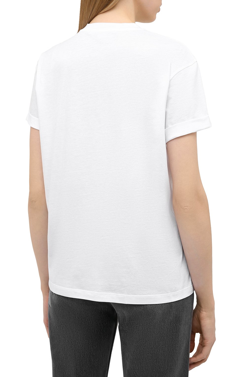 Хлопковая футболка STELLA MCCARTNEY, арт. 457142/S0W17, фото 4