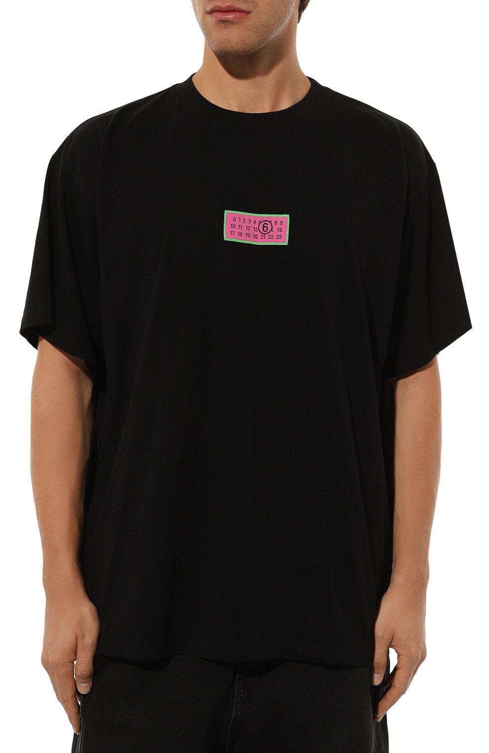 Хлопковая футболка MM6, арт. SH2GC0012/S23588, фото 3