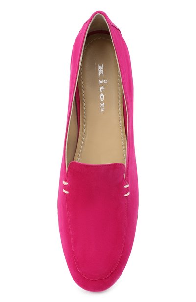 Замшевые лоферы KITON, арт. D51801X08T52, фото 5