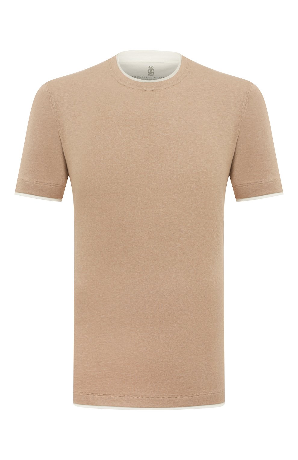 Хлопковая футболка BRUNELLO CUCINELLI, арт. 221M0T617427, фото 1