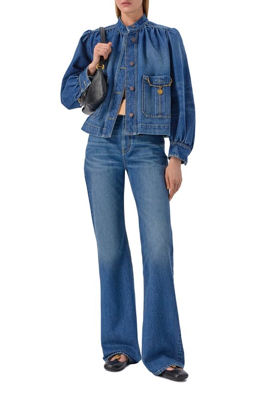 Джинсовая куртка Chloé CH26SDV09258 Синий  CH26SDV09258 Фото 2