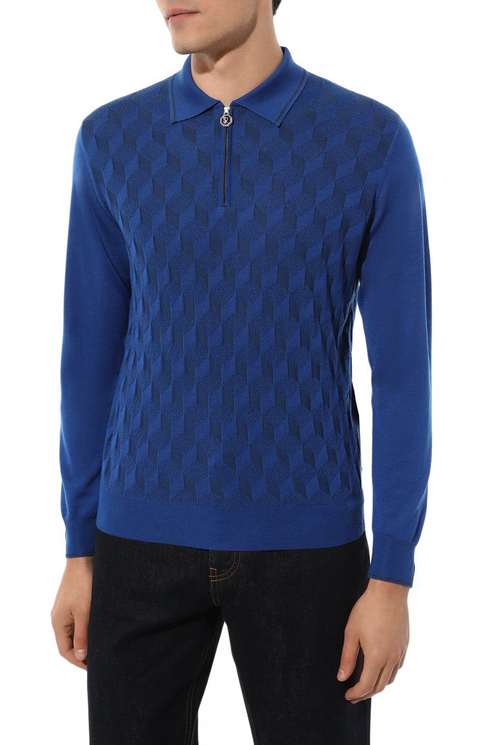 Поло из шерсти и шелка STEFANO RICCI, арт. KE08001P30/E23371, фото 3