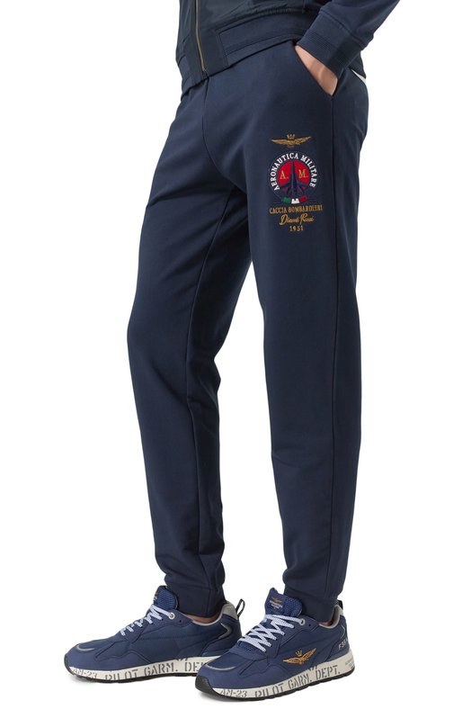 Комбинированные кроссовки Aeronautica Militare SC276CT3332 Синий  SC276CT3332 Фото 3