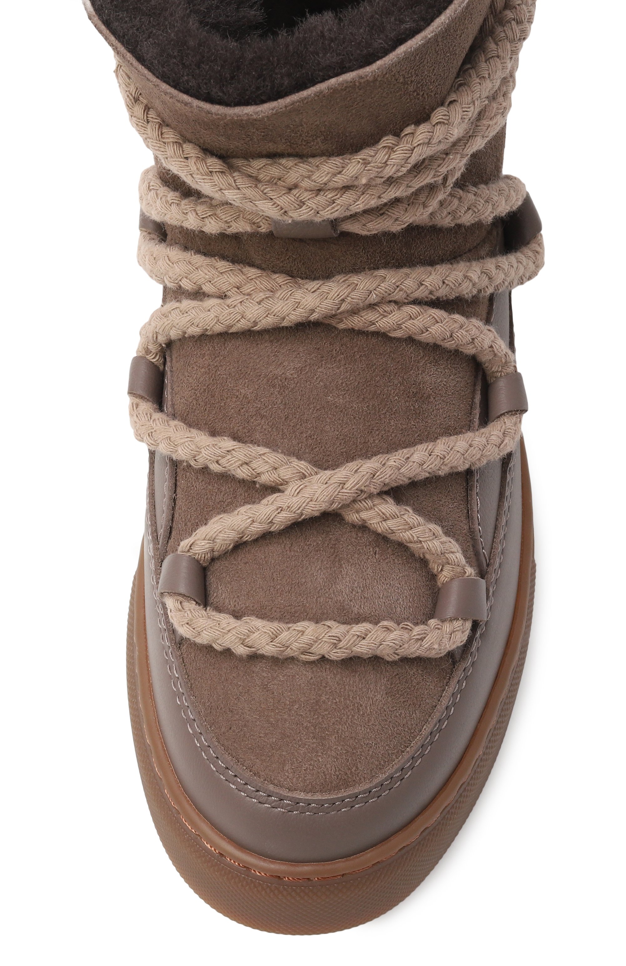 Кожаные полусапоги INUIKII светло-коричневого цвета по цене 24650 руб., арт. 3001.003.0022/33-38, фото 4 Кожаные полусапоги INUIKII, арт. 3001.003.0022/33-38, фото 4