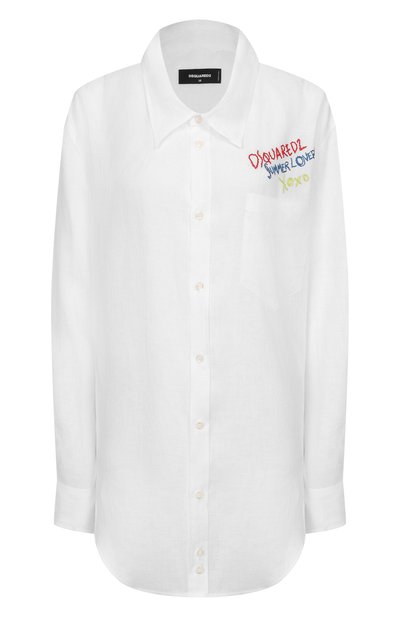 Женская льняная рубашка DSQUARED2, арт. S73DL0277/D35294