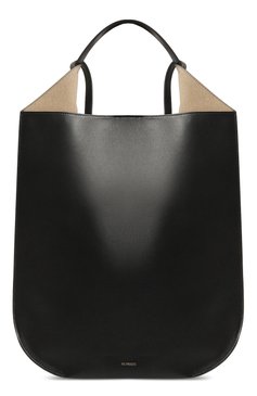 Женская сумка helene large REE PROJECTS черного цвета, арт. AW22/HELE1SC | Фото 1 (Размер: large; Материал: Натуральная кожа; Сумки-технические: Сумки top-handle; Ремень/цепочка: На ремешке; Материал сплава: Проставлено; Региональные ограничения белый список (Axapta Mercury): Не проставлено; Драгоценные камни: Проставлено)