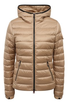 Женская пуховая куртка bles MONCLER бежевого цвета, арт. 1A000-61-5396Q | Фото 1 (Материал подклада: Синтетический материал; Материал внешний: Синтетический материал; Рукава: Длинные; Материал сплава: Проставлено; Длина (верхняя одежда): Короткие; Драгоценные камни: Проставлено; Материал утеплителя: Пух и перо; Стили: Кэжуэл; Кросс-КТ: Куртка, Утепленные; Женское Кросс-КТ: Подстежка)