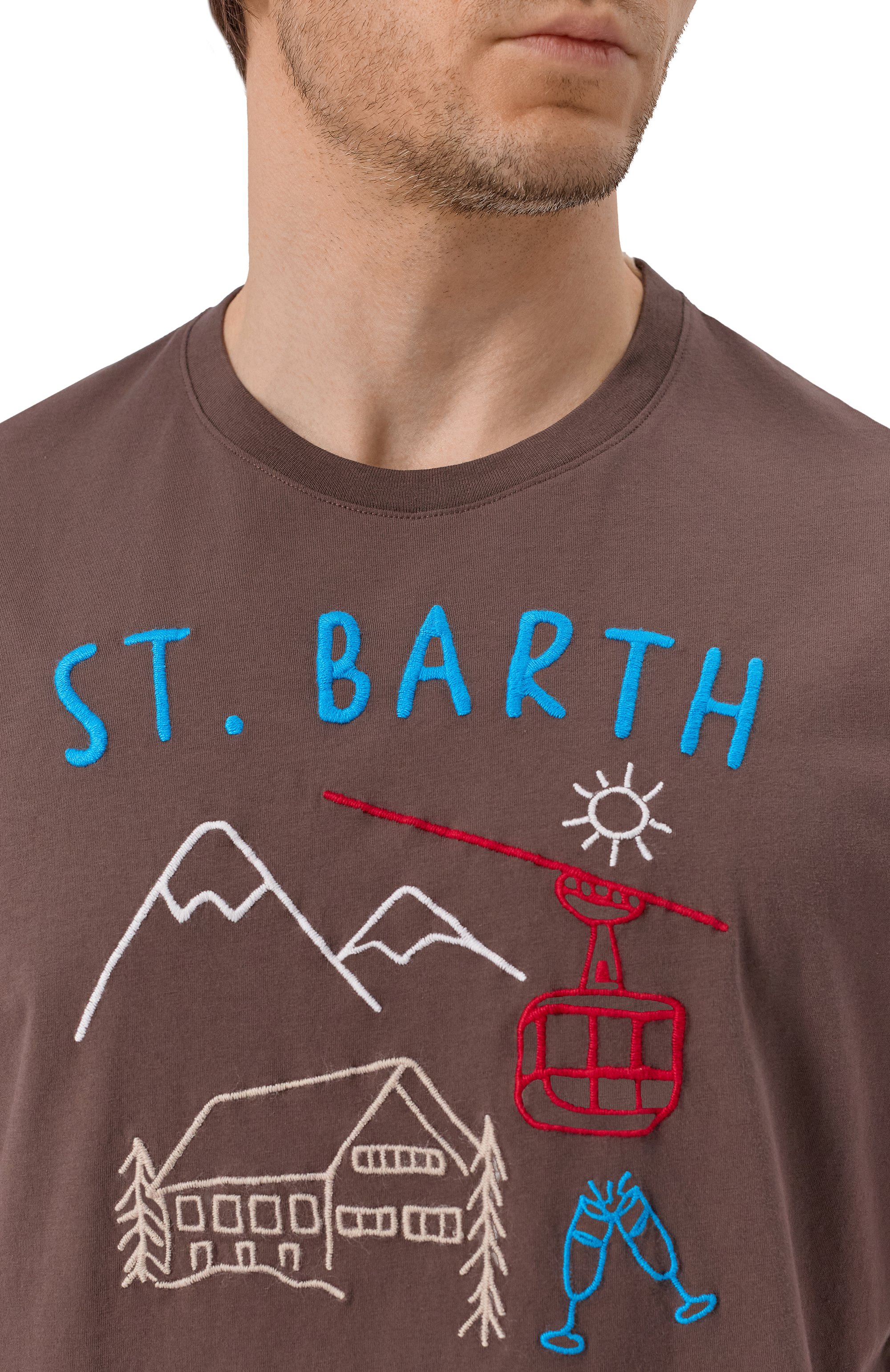 Хлопковая футболка MC2 SAINT BARTH, арт. ARN0004-00881I/ARN0TT WARM, фото 5