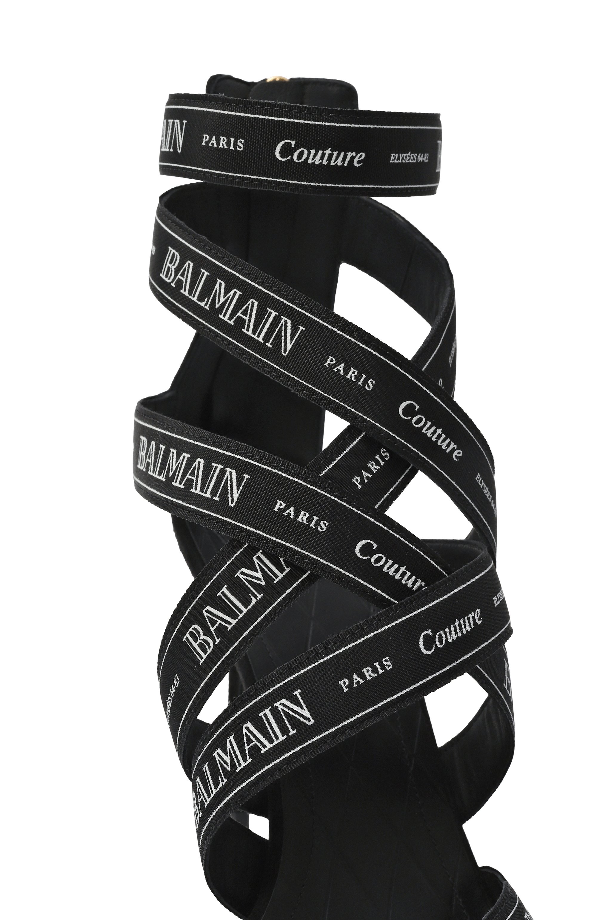 Комбинированные туфли couture 95 BALMAIN, арт. EN1UH092/TKWB, фото 7