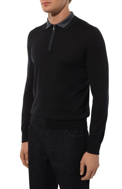 Поло из кашемира и шелка ZILLI, арт. KZP001M0330VBJS00, фото 3