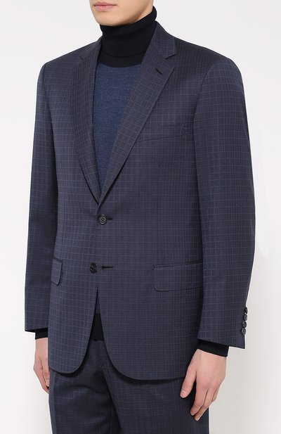 Шерстяной костюм в клетку BRIONI, арт. RA30/05A6D/C0L0SSE0, фото 3