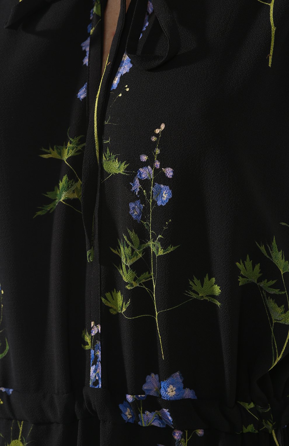 Платье с принтом DRIES VAN NOTEN черного цвета по цене 61900 руб., арт. 192-11058-8009, фото 5 Платье с принтом DRIES VAN NOTEN, арт. 192-11058-8009, фото 5