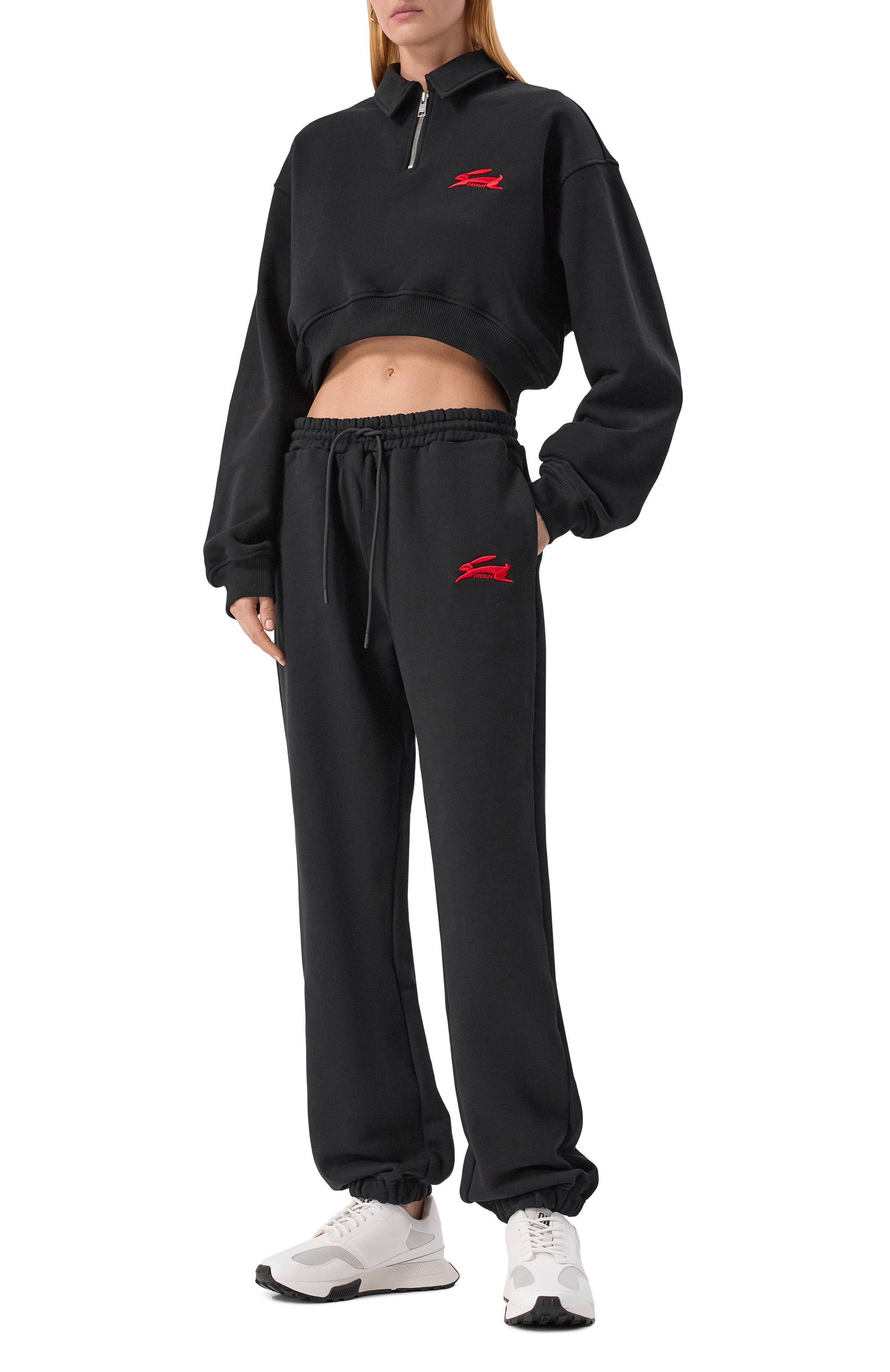 Хлопковые джоггеры MSGM, арт. 3941MDP72/257795, фото 2