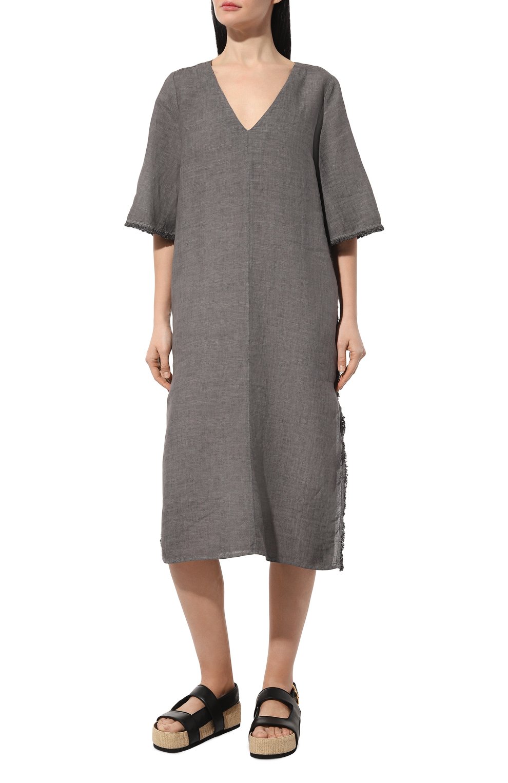 Льняное платье 120% LINO, арт. 31ALIW49HF/000F753/S00, фото 3