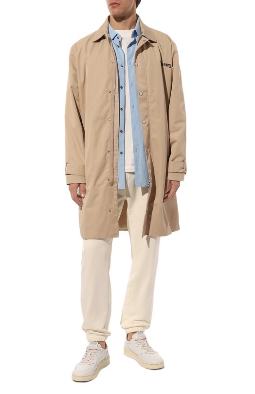 Хлопковые джоггеры Les Benjamins Кремовый, фото 2