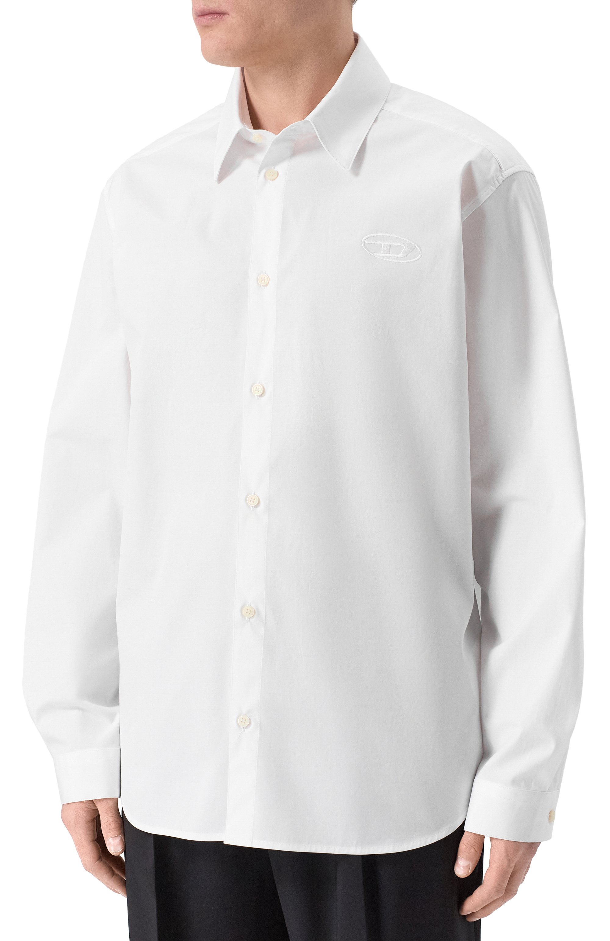 Хлопковая рубашка DIESEL, арт. A20472/0GSBH, фото 3