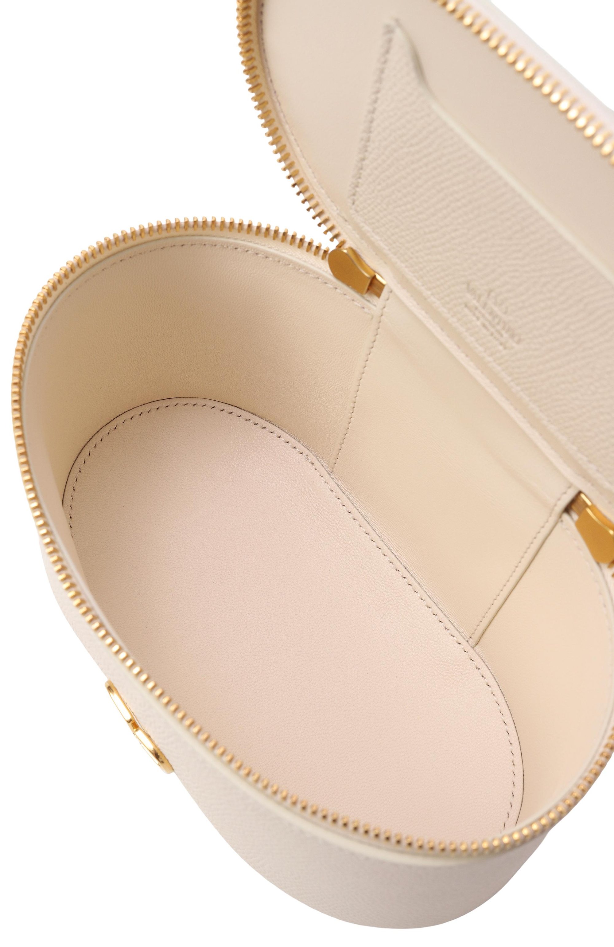 Сумка vlogo VALENTINO кремового цвета по цене 154500 руб., арт. 9W2P0AX8/SNP, фото 5 Сумка vlogo VALENTINO, арт. 9W2P0AX8/SNP, фото 5