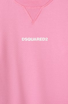 Мужского хлопковый свитшот DSQUARED2 розового цвета, арт. DQ2739/D0094 | Фото 3 (Региональные ограничения белый список (Axapta Mercury): Не проставлено; Нос: Не проставлено; Девочки Кросс-КТ: Свитшот-одежда; Материал внешний: Хлопок; Ростовка одежда: 8 лет | 128 см, 10 - 11 лет | 140 - 146см, 6 лет | 116 см, 13 - 15 лет | 158 см, 16 лет | 164 см)