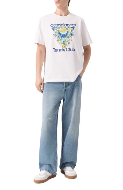 Хлопковая футболка CASABLANCA, арт. M-SP26-JTS-001-01, фото 2