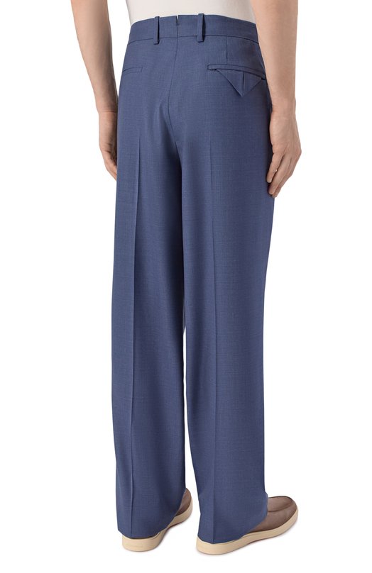 Шерстяные брюки MVST M26.2PM.T032/F111 FRESC0 LANA Синий  M26.2PM.T032/F111 FRESC0 LANA Фото 4