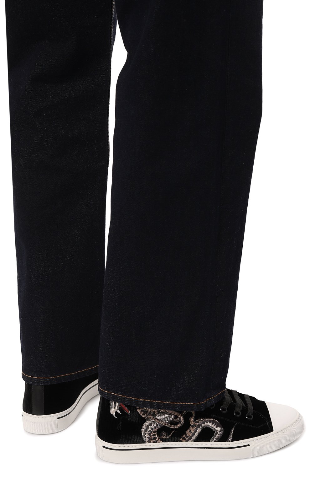 Текстильные кеды ROBERTO CAVALLI, арт. 20716 A/, фото 3