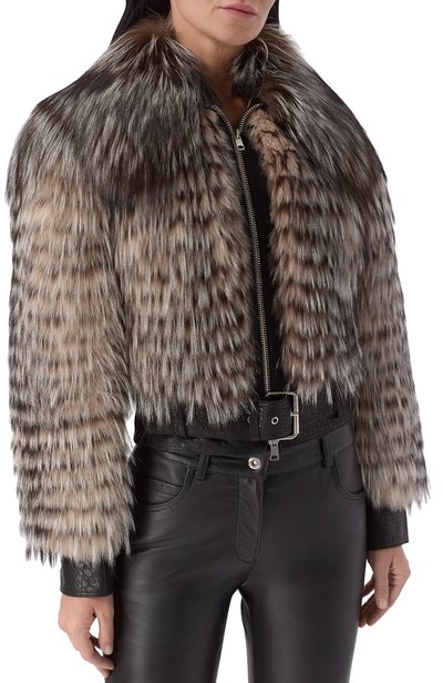 Шуба из лисы ALEXANDER MCQUEEN бежевого цвета по цене 1850000 руб., арт. 361508/Q5TEI, фото 3 Шуба из лисы ALEXANDER MCQUEEN, арт. 361508/Q5TEI, фото 3
