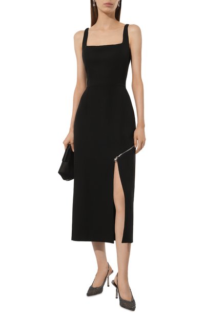 Шерстяное платье ALEXANDER MCQUEEN, арт. 757633/QJAAC, фото 2