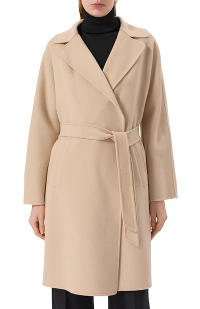 Шерстяное пальто WEEKEND MAX MARA бежевого цвета по цене 79150 руб., арт. CIVADA, фото 3 Шерстяное пальто WEEKEND MAX MARA, арт. CIVADA, фото 3