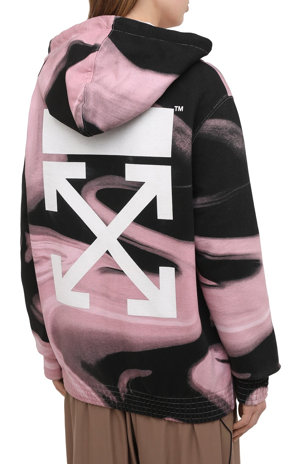 Хлопковое худи OFF-WHITE, арт. 0WBB035R21JER001, фото 4