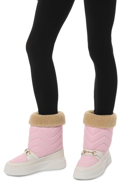 Текстильные сапоги snow chunky GUCCI, арт. 673559 UFR20, фото 3